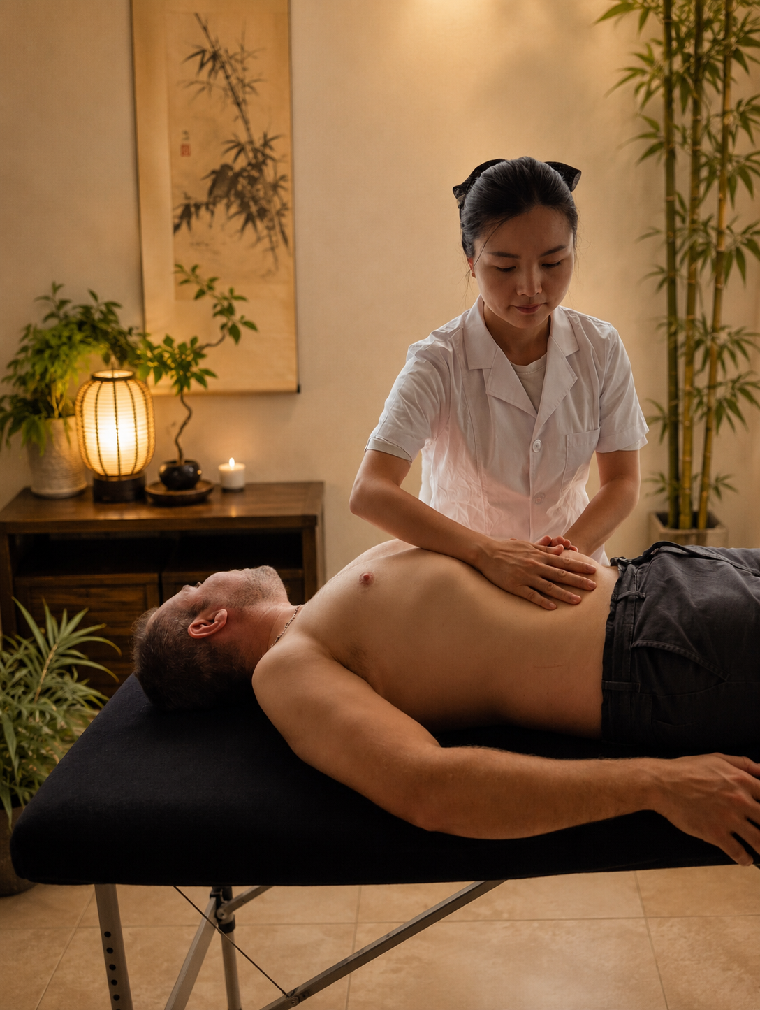 Séance Tête et Ventre au cabinet China Zen